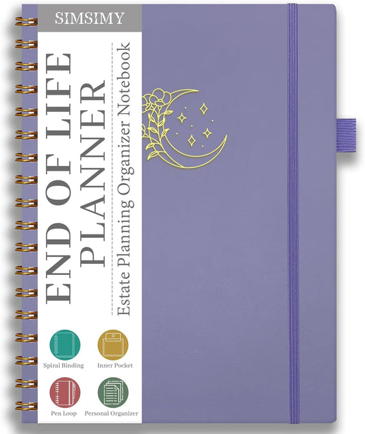 Krabbelfass: End of Life Planner – Estate Planning & Important Information Organizer | Final Wishes & Legacy Workbook