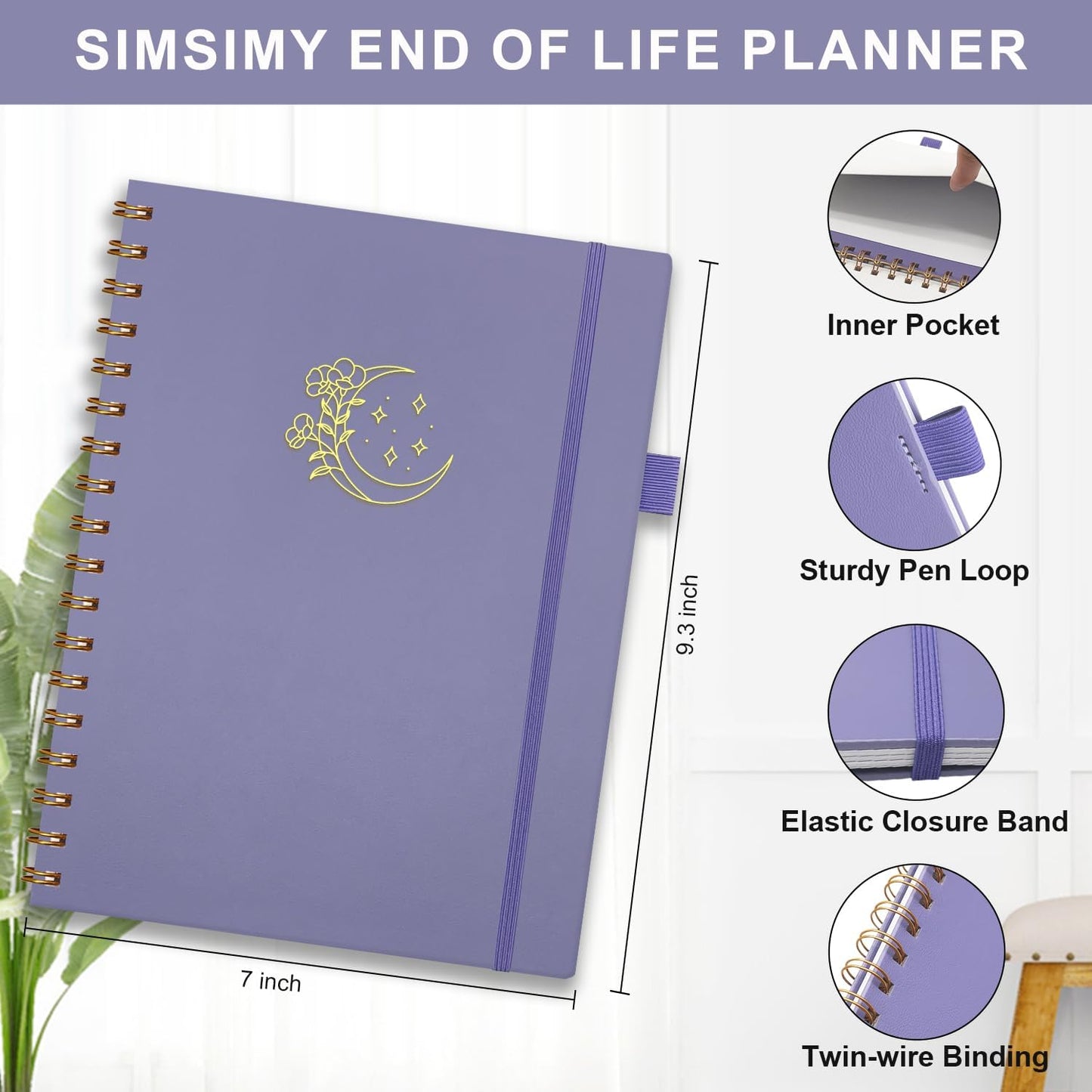 Krabbelfass: End of Life Planner – Estate Planning & Important Information Organizer | Final Wishes & Legacy Workbook